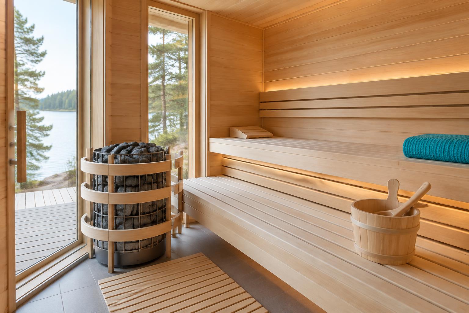 Sauna için temsili spa alanı — İskenderun Turkuaz 2023