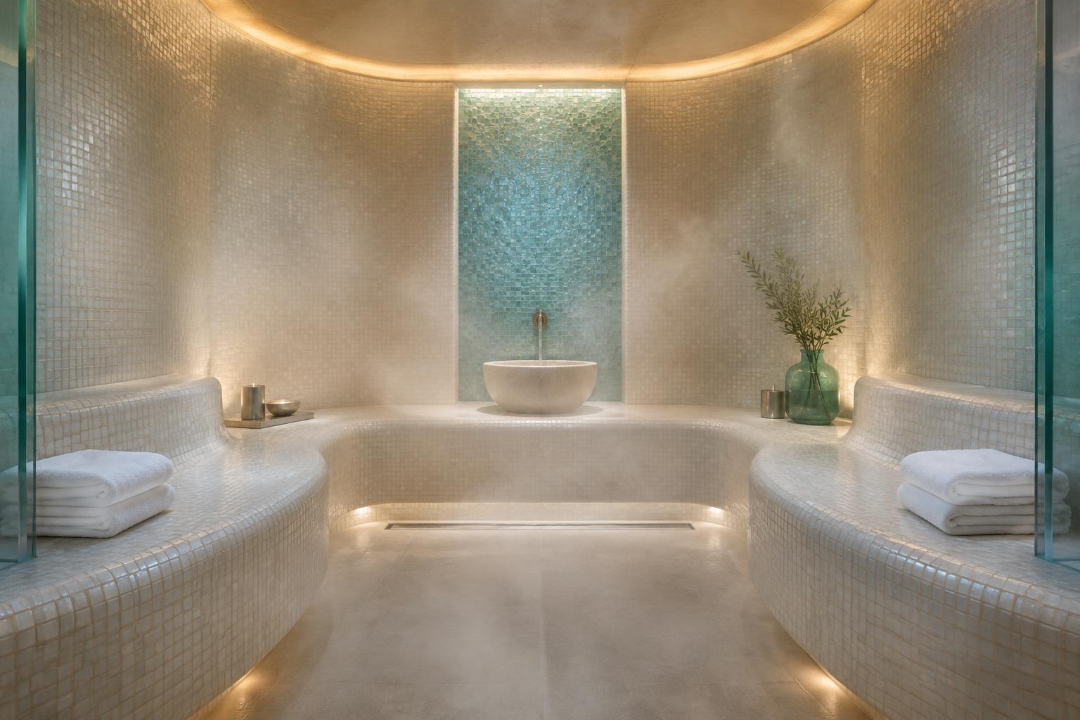 Buhar Odası için temsili spa alanı — İskenderun Turkuaz 2023